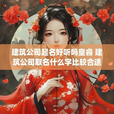建筑公司起名好听吗皇睿 建筑公司取名什么字比较合适