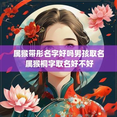 属猴带彤名字好吗男孩取名 属猴桐字取名好不好