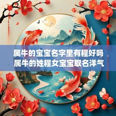 属牛的宝宝名字里有程好吗 属牛的姓程女宝宝取名洋气