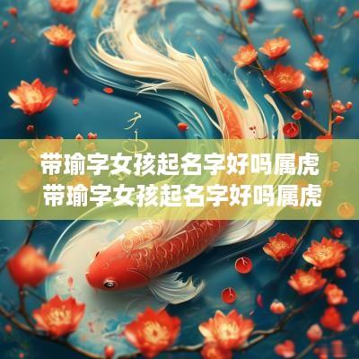 带瑜字女孩起名字好吗属虎 带瑜字女孩起名字好吗属虎的