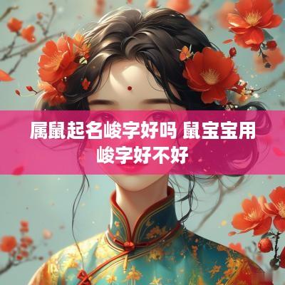 属鼠起名峻字好吗 鼠宝宝用峻字好不好
