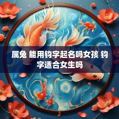 属兔 能用钧字起名吗女孩 钧字适合女生吗