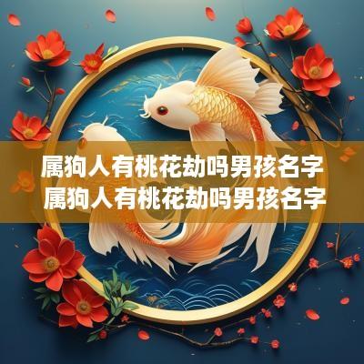 属狗人有桃花劫吗男孩名字 属狗人有桃花劫吗男孩名字大全