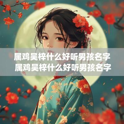 属鸡吴梓什么好听男孩名字 属鸡吴梓什么好听男孩名字两个字