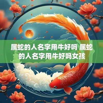 属蛇的人名字用牛好吗 属蛇的人名字用牛好吗女孩