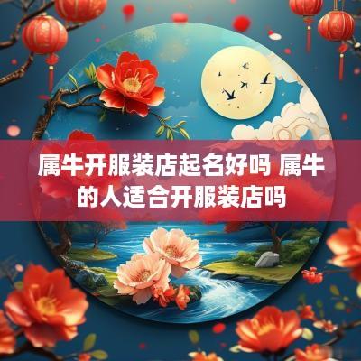 属牛开服装店起名好吗 属牛的人适合开服装店吗