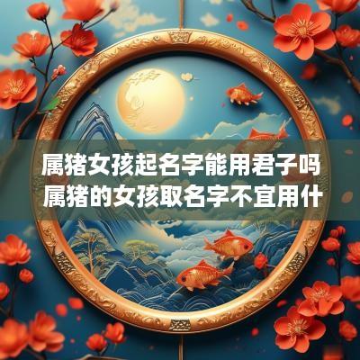 属猪女孩起名字能用君子吗 属猪的女孩取名字不宜用什么字