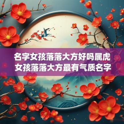 名字女孩落落大方好吗属虎 女孩落落大方最有气质名字