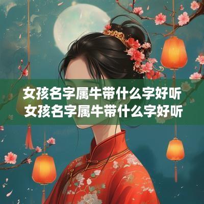 女孩名字属牛带什么字好听 女孩名字属牛带什么字好听又有寓意