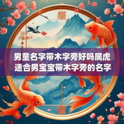 男童名字带木字旁好吗属虎 适合男宝宝带木字旁的名字