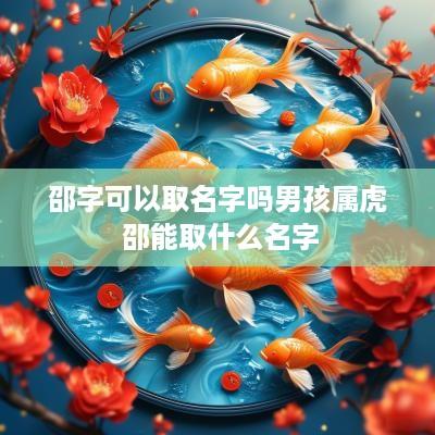邵字可以取名字吗男孩属虎 邵能取什么名字