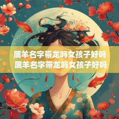 属羊名字带龙吗女孩子好吗 属羊名字带龙吗女孩子好吗怎么取名