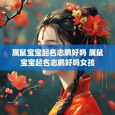 属鼠宝宝起名志鹏好吗 属鼠宝宝起名志鹏好吗女孩