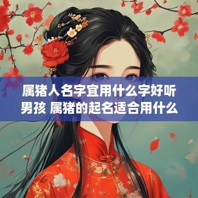 属猪人名字宜用什么字好听男孩 属猪的起名适合用什么字男孩