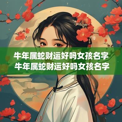蛇年属蛇财运好吗女孩名字 蛇年属蛇财运好吗女孩名字大全