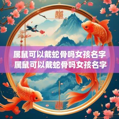 属鼠可以戴蛇骨吗女孩名字 属鼠可以戴蛇骨吗女孩名字大全