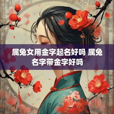 属兔女用金字起名好吗 属兔名字带金字好吗