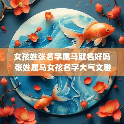 女孩姓张名字属马取名好吗 张姓属马女孩名字大气文雅