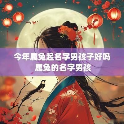 今年属兔起名字男孩子好吗 属兔的名字男孩