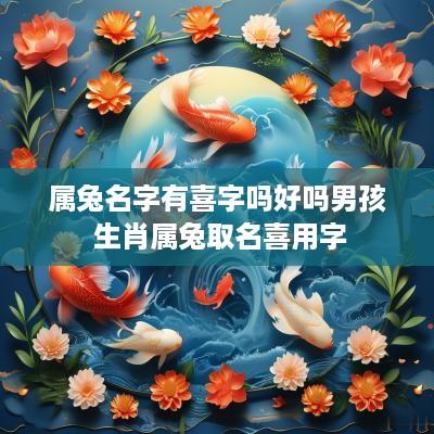 属兔名字有喜字吗好吗男孩 生肖属兔取名喜用字