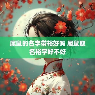属鼠的名字带裕好吗 属鼠取名裕字好不好