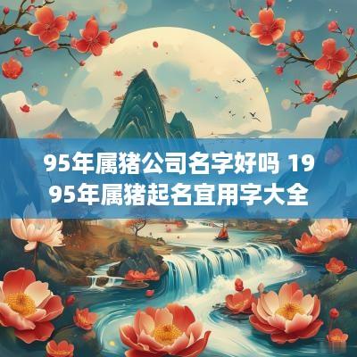 95年属猪公司名字好吗 1995年属猪起名宜用字大全