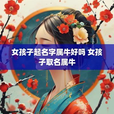女孩子起名字属牛好吗 女孩子取名属牛