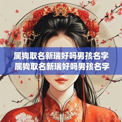 属狗取名新瑞好吗男孩名字 属狗取名新瑞好吗男孩名字大全