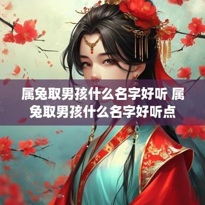 属兔取男孩什么名字好听 属兔取男孩什么名字好听点