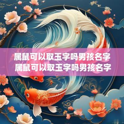 属鼠可以取玉字吗男孩名字 属鼠可以取玉字吗男孩名字怎么取