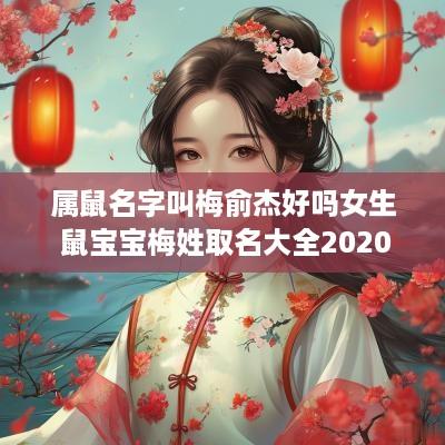 属鼠名字叫梅俞杰好吗女生 鼠宝宝梅姓取名大全2025款