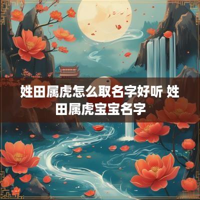 姓田属虎怎么取名字好听 姓田属虎宝宝名字