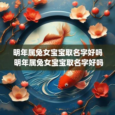 明年属兔女宝宝取名字好吗 明年属兔女宝宝取名字好吗怎么取