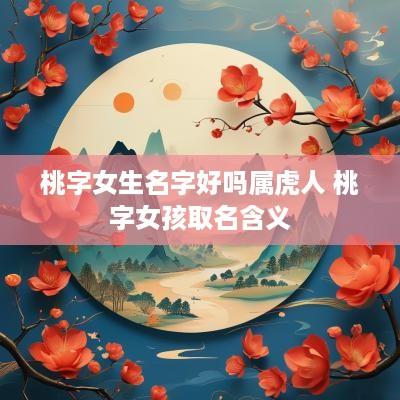 桃字女生名字好吗属虎人 桃字女孩取名含义