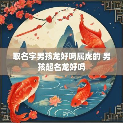 取名字男孩龙好吗属虎的 男孩起名龙好吗