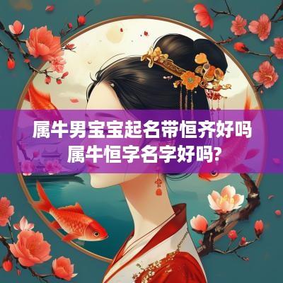 属牛男宝宝起名带恒齐好吗 属牛恒字名字好吗?