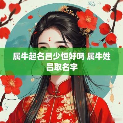属牛起名吕少恒好吗 属牛姓吕取名字