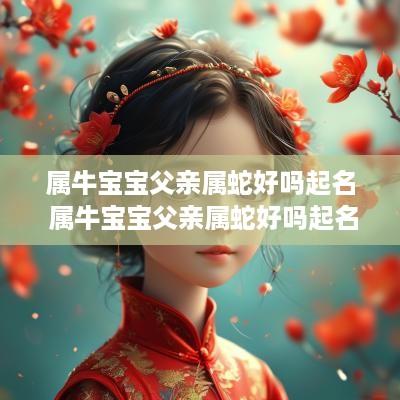 属牛宝宝父亲属蛇好吗起名 属牛宝宝父亲属蛇好吗起名字