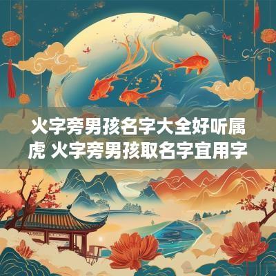 火字旁男孩名字大全好听属虎 火字旁男孩取名字宜用字