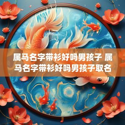 属马名字带衫好吗男孩子 属马名字带衫好吗男孩子取名