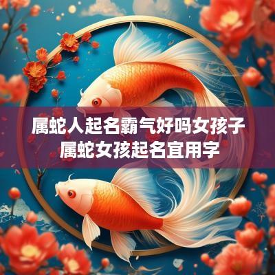 属蛇人起名霸气好吗女孩子 属蛇女孩起名宜用字