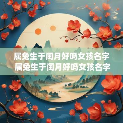 属兔生于闰月好吗女孩名字 属兔生于闰月好吗女孩名字叫什么
