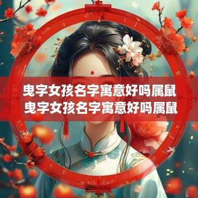 曳字女孩名字寓意好吗属鼠 曳字女孩名字寓意好吗属鼠男孩