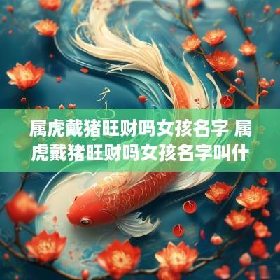 属虎戴猪旺财吗女孩名字 属虎戴猪旺财吗女孩名字叫什么