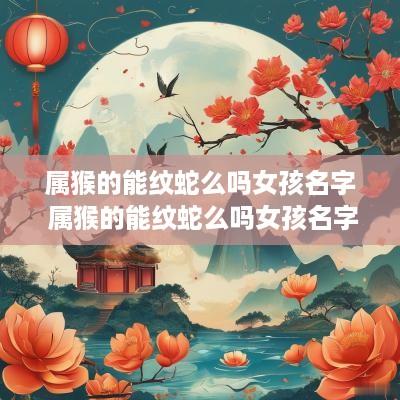 属猴的能纹蛇么吗女孩名字 属猴的能纹蛇么吗女孩名字叫什么