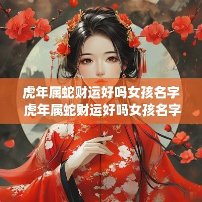 蛇年属蛇财运好吗女孩名字 蛇年属蛇财运好吗女孩名字大全