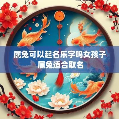 属兔可以起名乐字吗女孩子 属兔适合取名