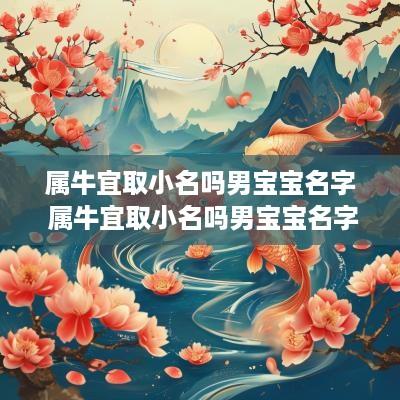 属牛宜取小名吗男宝宝名字 属牛宜取小名吗男宝宝名字叫什么