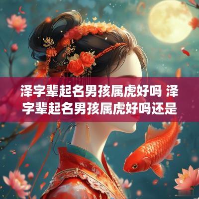 泽字辈起名男孩属虎好吗 泽字辈起名男孩属虎好吗还是女孩