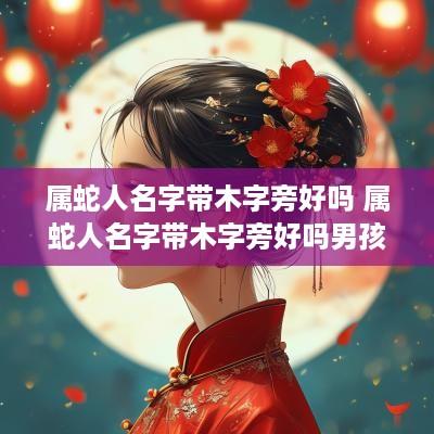 属蛇人名字带木字旁好吗 属蛇人名字带木字旁好吗男孩